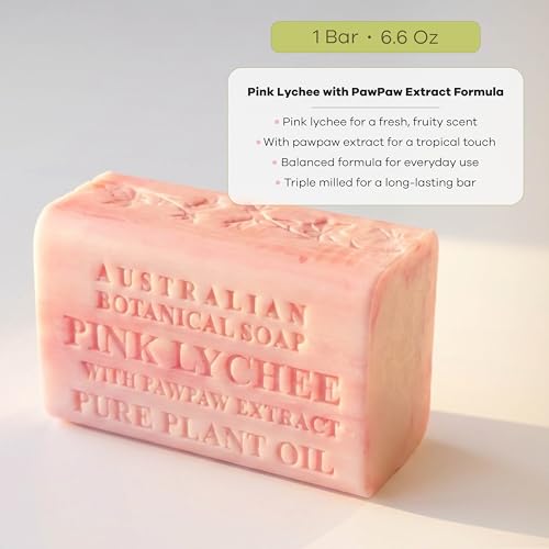 Pink Lychee Soap Bar, 6.6 oz., Pack of 1