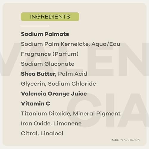 Valencia Orange Soap Bars, 6.6 oz., Pack of 8