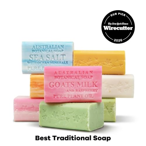 Variety Pack, 6.6 oz Bars – Goat Milk, Eucalyptus, Manuka Honey, Sea Salt, Pink Lychee, Lemongrass, Raspberry, Valencia Orange – Enriched with Organic She