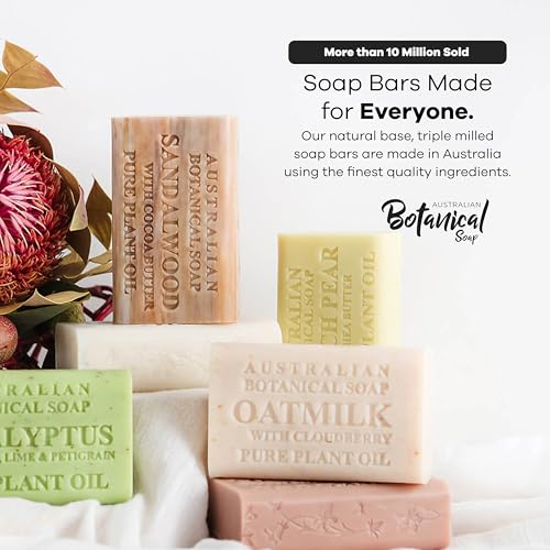 Variety Pack, 6.6 oz Bars – Goat Milk, Eucalyptus, Manuka Honey, Sea Salt, Pink Lychee, Lemongrass, Raspberry, Valencia Orange – Enriched with Organic She