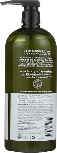 Hand & Body Lotion, Nourishing Lavender, 32 Oz