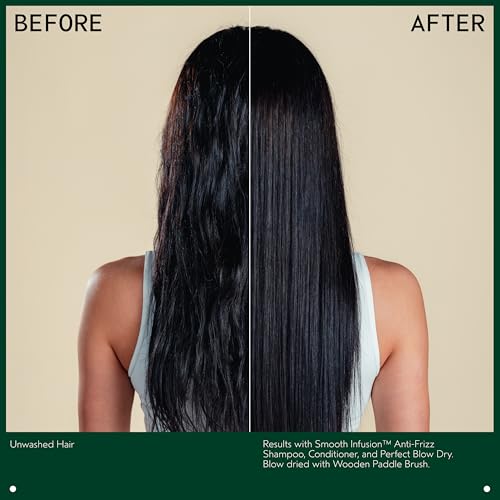 Smooth Infusion Anti-Frizz Shampoo | Smoothing Shampoo | Frizz Control | Protects Against Humidity | Silicone Free | for Medium and Thick Hair | 95% Naturally Derived*, 6.7 F