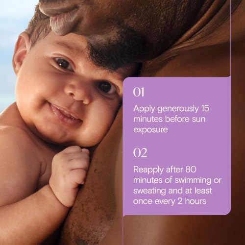 Continuous Protection Zinc Oxide SPF 50 Sunscreen for Babies with Sensitive Skin