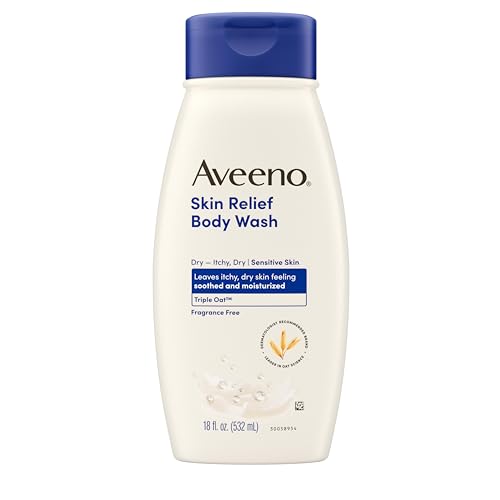 Skin Relief Body Wash with Triple Oat Complex, Fragrance-Free, Gentle Daily Body Wash for Sensitive Skin Leaves Itchy, Dry Skin Feeling Soothed & Moisturized 18 Fl Oz