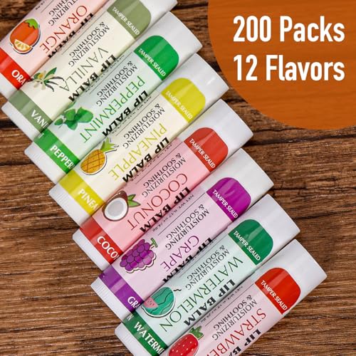 200 Pack Lip Balm Bulk