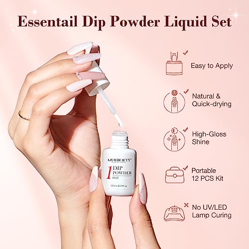 Dip Powder Nail Kit 4 Colors Nude