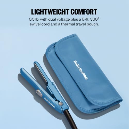 The Mini Traveler Hair Straightener Dual Voltage 1/2 inch