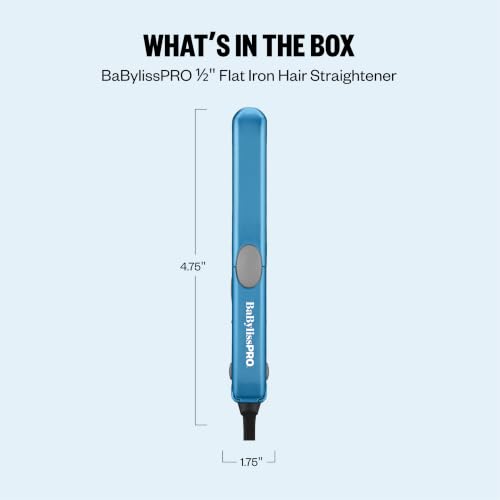 The Mini Traveler Hair Straightener Dual Voltage 1/2 inch