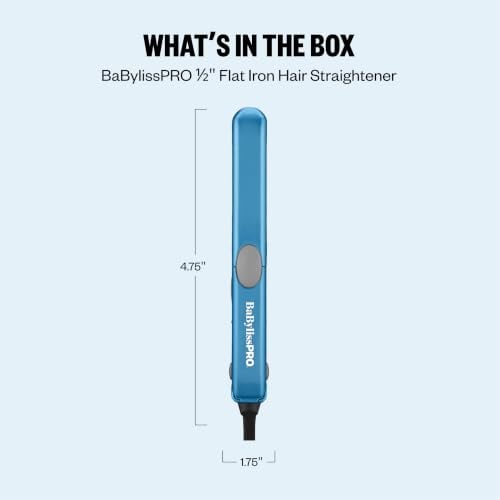 The Mini Traveler Hair Straightener Dual Voltage 1/2 inch