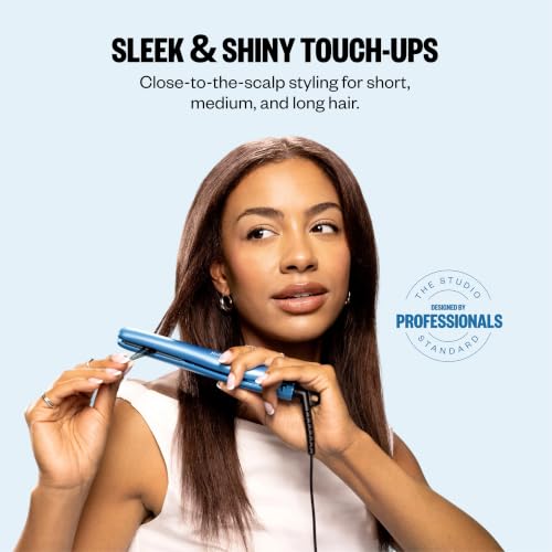 The Ultra-Sleek Mini Hair Straightener Dual Voltage 3/4 inch