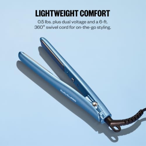 The Ultra-Sleek Mini Hair Straightener Dual Voltage 3/4 inch