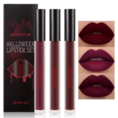 High-Impact Long-Lasting Lip Color for Goth Makeup