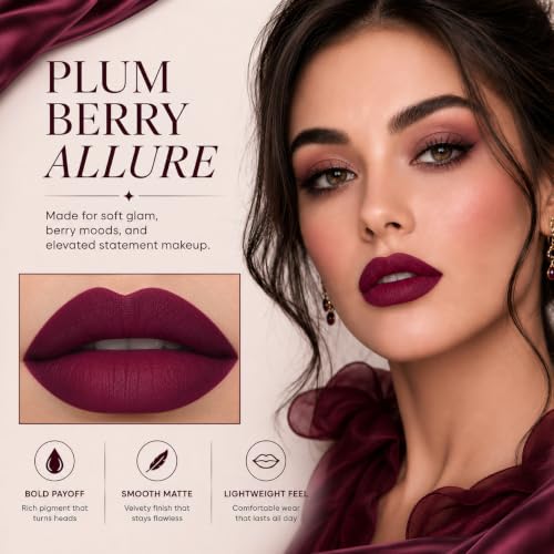High-Impact Long-Lasting Lip Color for Goth Makeup
