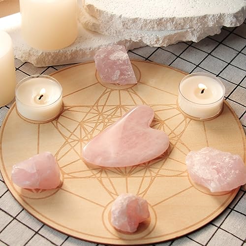 IcyMe Natural Rose Quartz Gua Sha