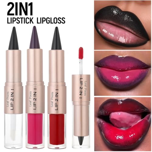 2-in-1 Double-Ended Matte Lip Liner & Lip Gloss Duo