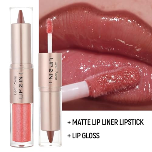 2-in-1 Double-Ended Matte Lip Liner & Lip Gloss Duo