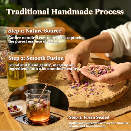 Natural Floral Solid Perfume Balm Ceramic Jar