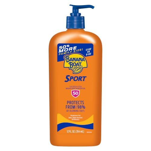 Sport SPF 50 Sunscreen Lotion, Family Size, 12 Fl Oz