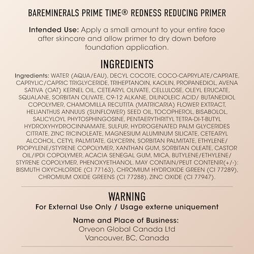 Prime Time Redness Reducing Primer
