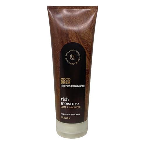 Coco Shea Espresso Fragranced Moisturizing Body Wash and Perfume Mist Duo Set with a Natur