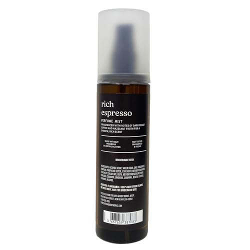 Coco Shea Espresso Fragranced Moisturizing Body Wash and Perfume Mist Duo Set with a Natur