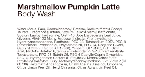 Marshmallow Pumpkin Latte Body Wash