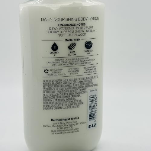 Signature Collection Cherry Blossom Body Lotion 8 Fl. Oz. New Packaging