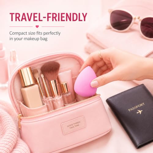 BEAKEY Makeup Sponge Set of 6, Super Soft Beauty Spo