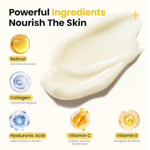 Retinol Cream for Face Anti Aging: Wrinkle Cream for Face Neck