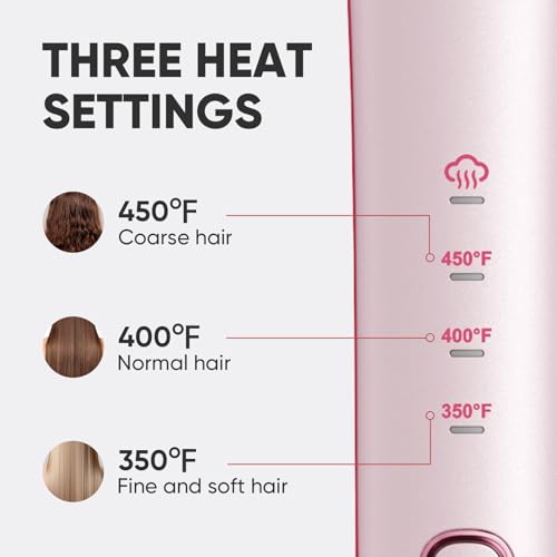 Steam Hair Straightener 25ml Tank Argan Oil Ceramic Plates