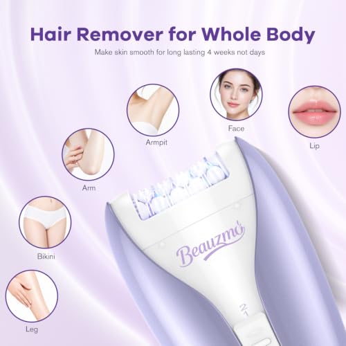 Silent Facial Hair Removal Epilator 2 Speed