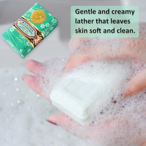Soap Bar Jasmine Soap Moisturizing Bath Bar Soaps Nourishes Your Skin 4.4 oz(Pack of 4)