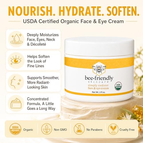® Organic Face and Eye Cream, All In One 2 oz