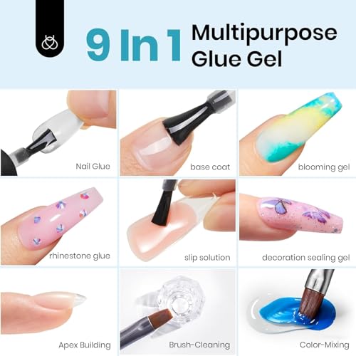 Gel Nail Kit Etch-X Almond Short 504pcs 12 Sizes Nail Tips