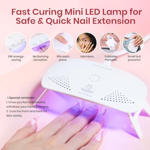 Beetles Poly Nail Gel Kit 6 Colors Jelly Nude Extension Kit