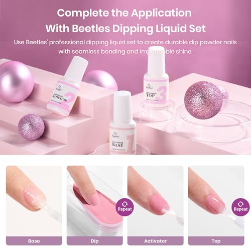 Beetles Dip Powder Nail Kit Starter 20 Colors