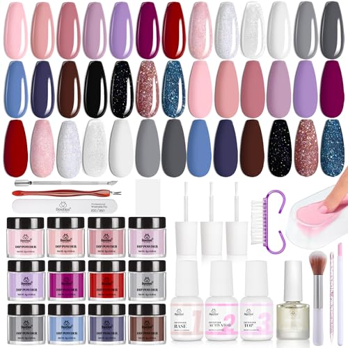 Beetles Dip Powder Nail Kit Starter 20 Colors