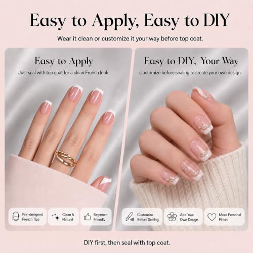 Beetles French Tips Press On Nails