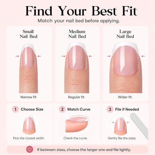 Beetles French Tips Press On Nails
