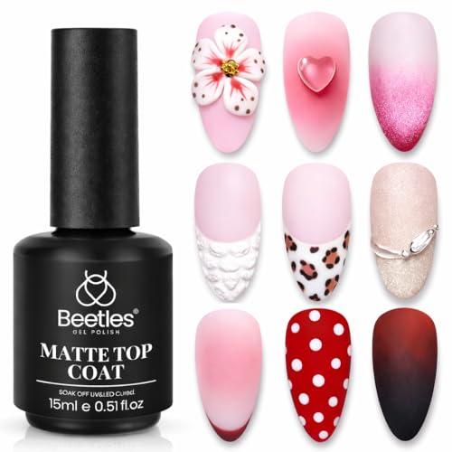 Matte Gel Top Coat, 15 ml