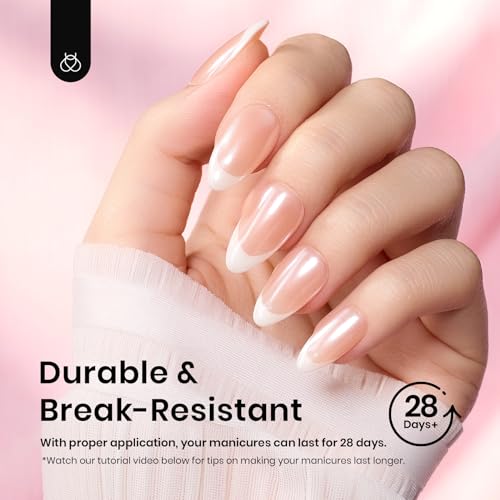 Soft Gel Tips, Short Almond, 288pc