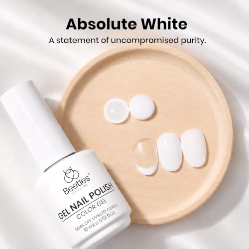 White Gel Polish, Shade 219, 15ml