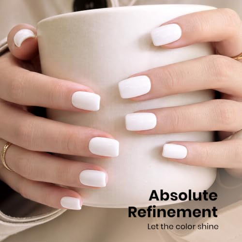 White Gel Polish, Shade 219, 15ml