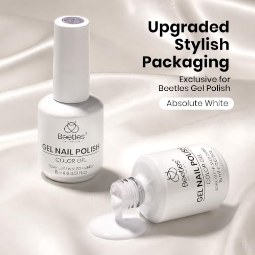 White Gel Polish, Shade 219, 15ml