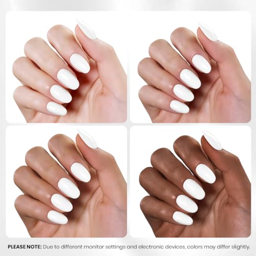 White Gel Polish, Shade 219, 15ml