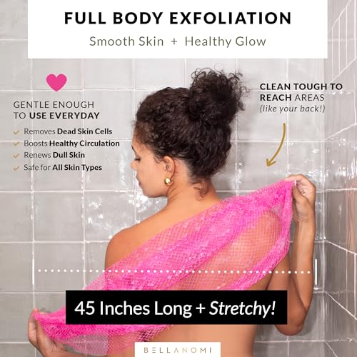 African Exfoliating Net Sponge 2-Pack 45 inch