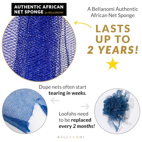 African Exfoliating Net Sponge 2-Pack 45 inch