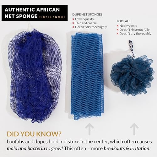 African Exfoliating Net Sponge 2-Pack 45 inch