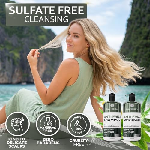 Anti Frizz Shampoo and Conditioner Set