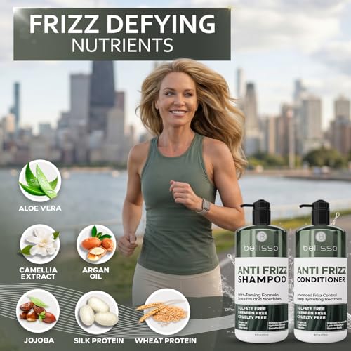 Anti Frizz Shampoo and Conditioner Set